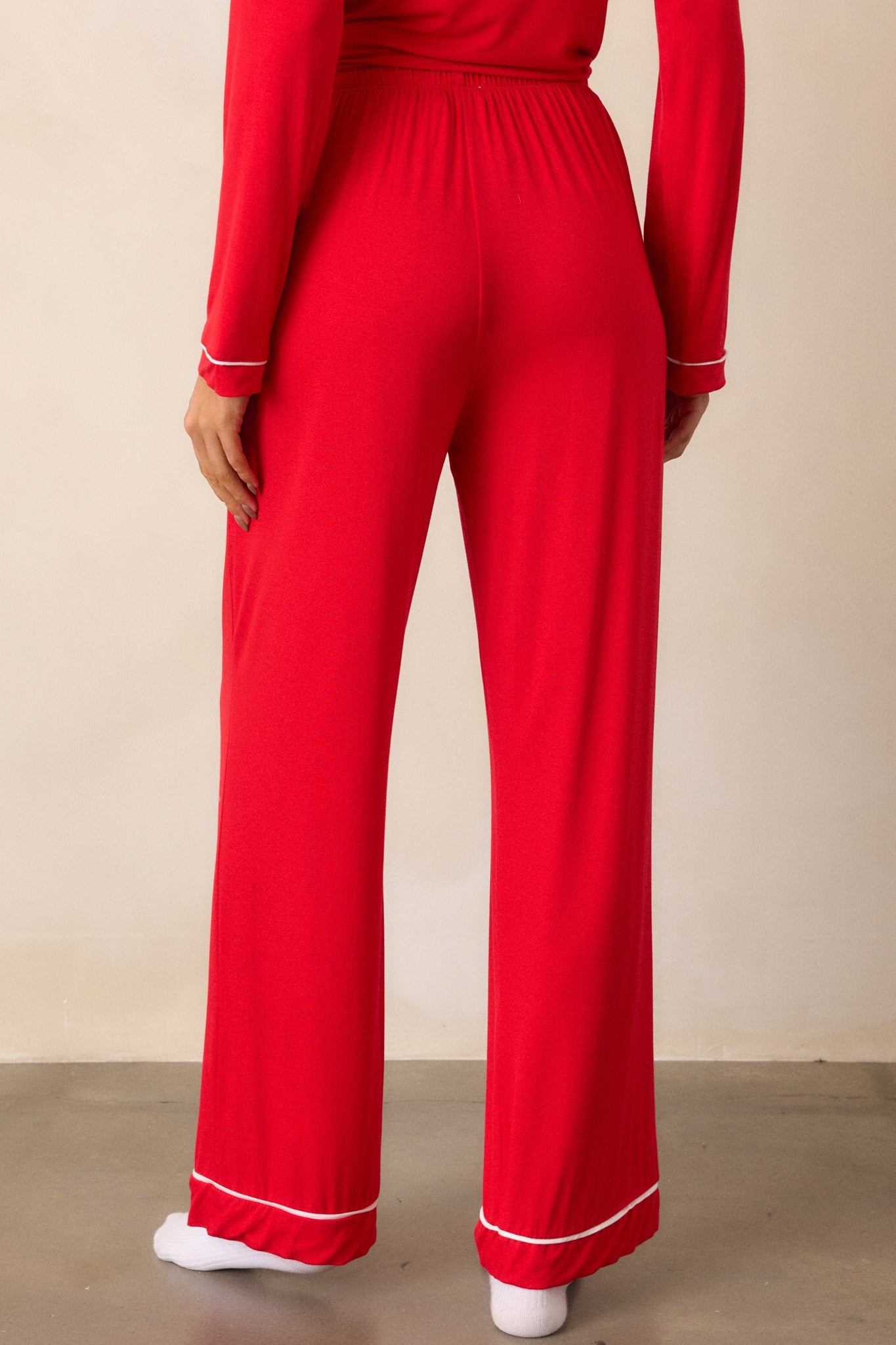 A Glimpse into Tomorrow Red Pajama Pants