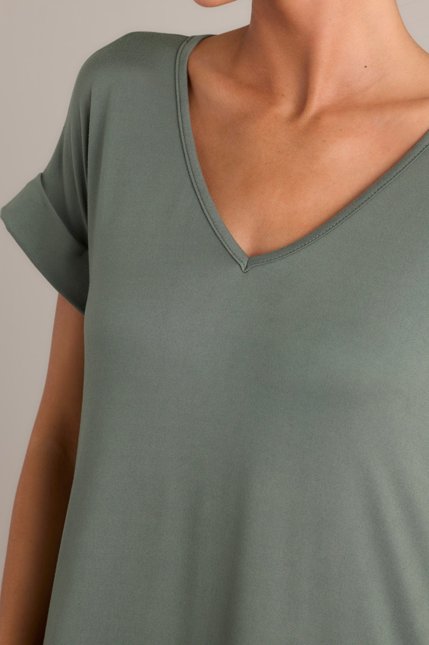 Always The Same Thing Olive Green Maxi Dress