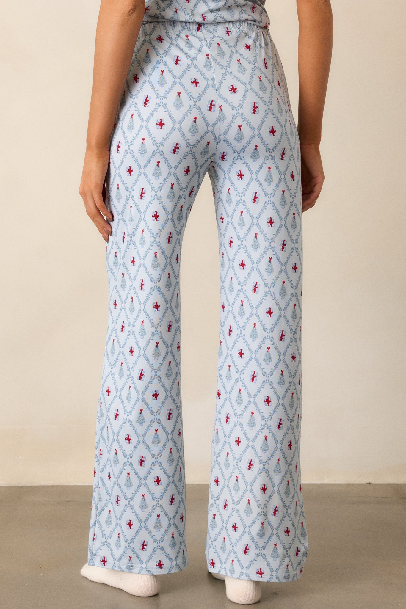 Baby It's Cold Outside Light Blue Pajama Pants