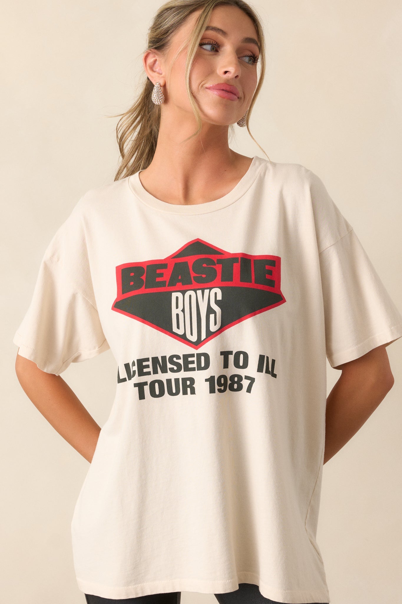 Beastie Boys Licensed To Ill Ivory 1987 Tour Merch Tee