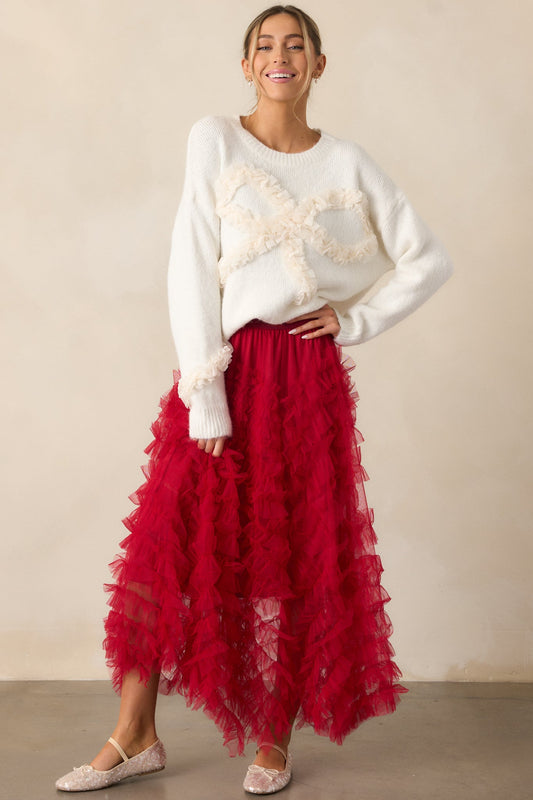 A Love So True Ivory Knit Sweater
