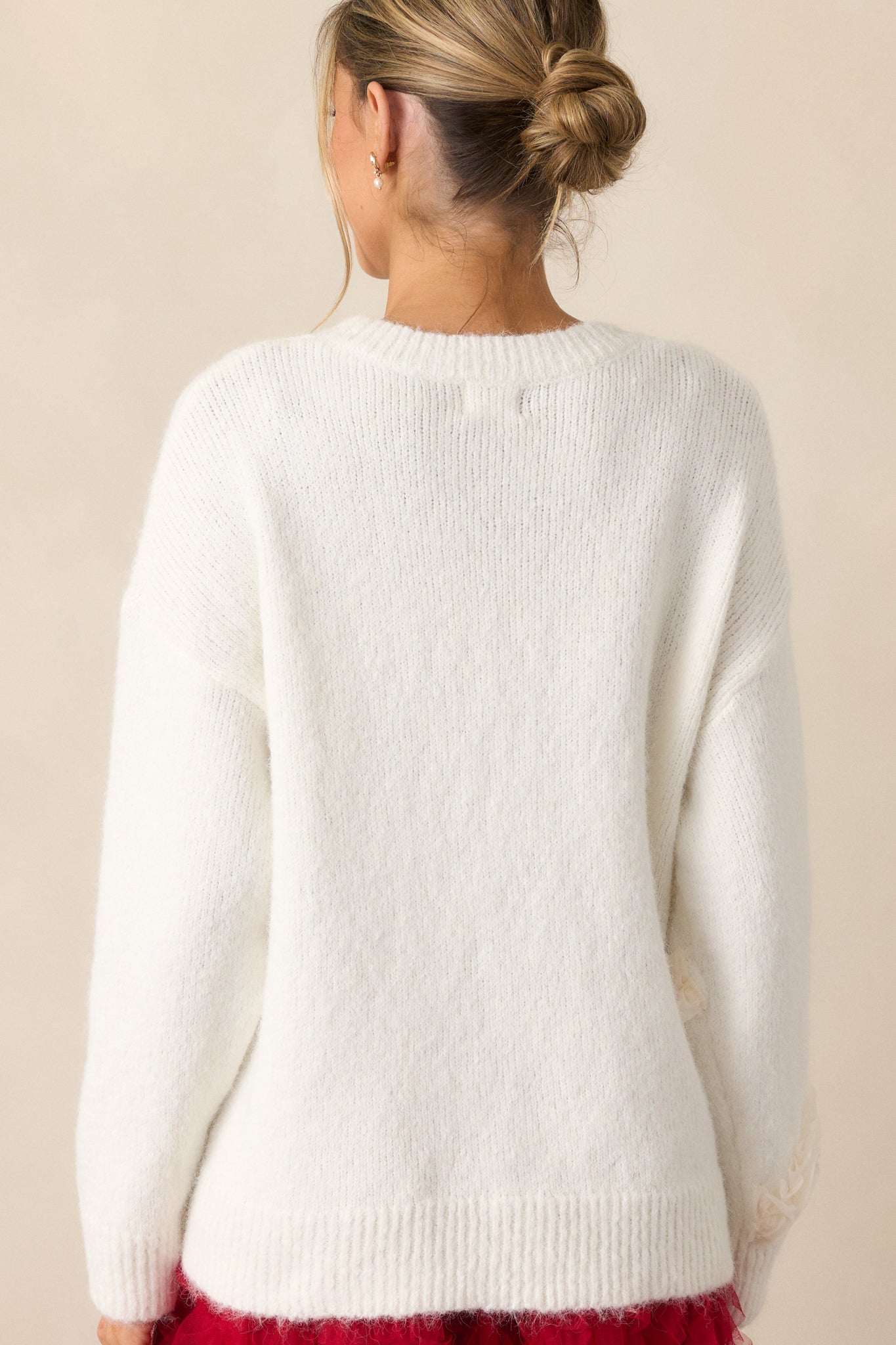 A Love So True Ivory Knit Sweater
