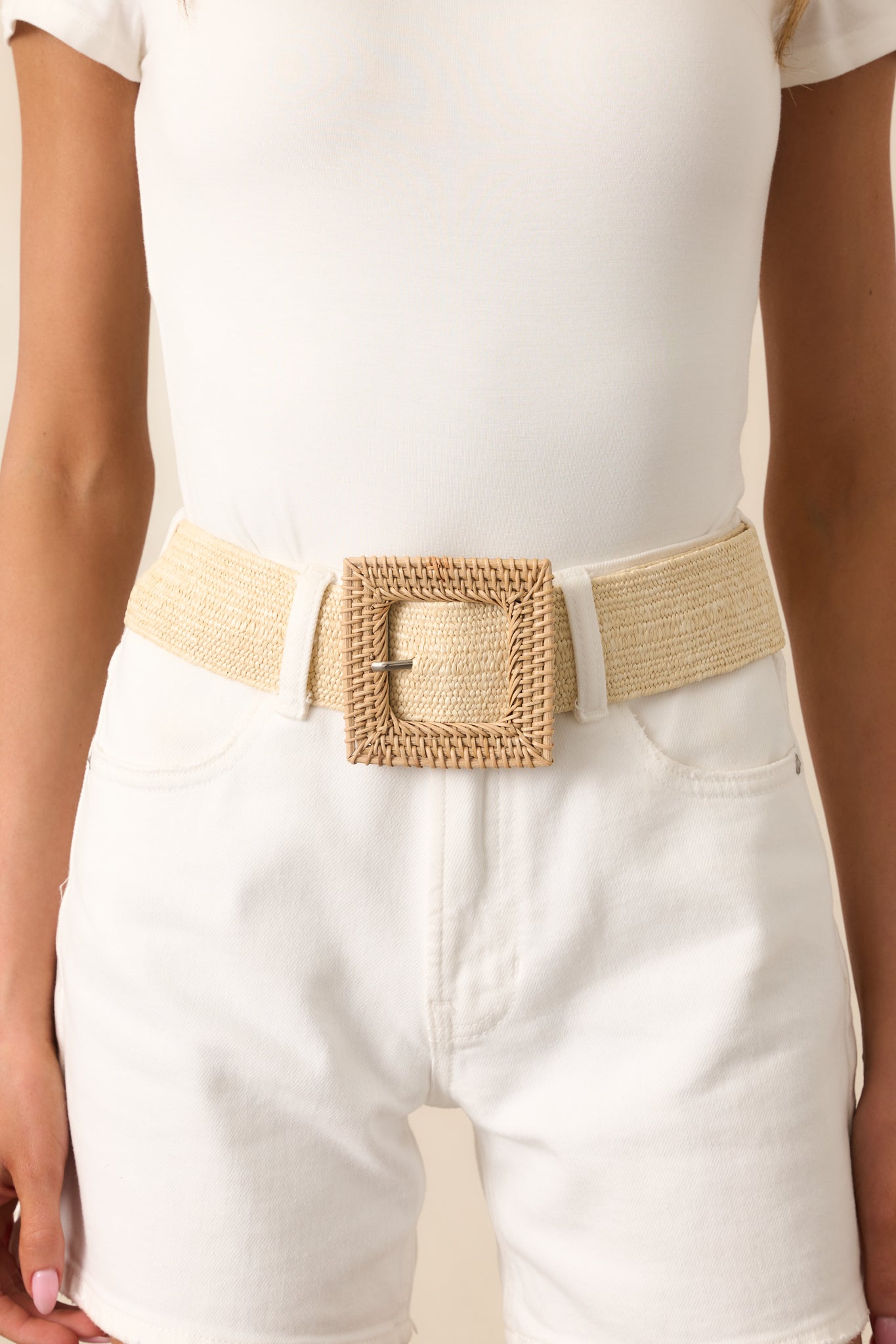 All Of Me Ivory Belt