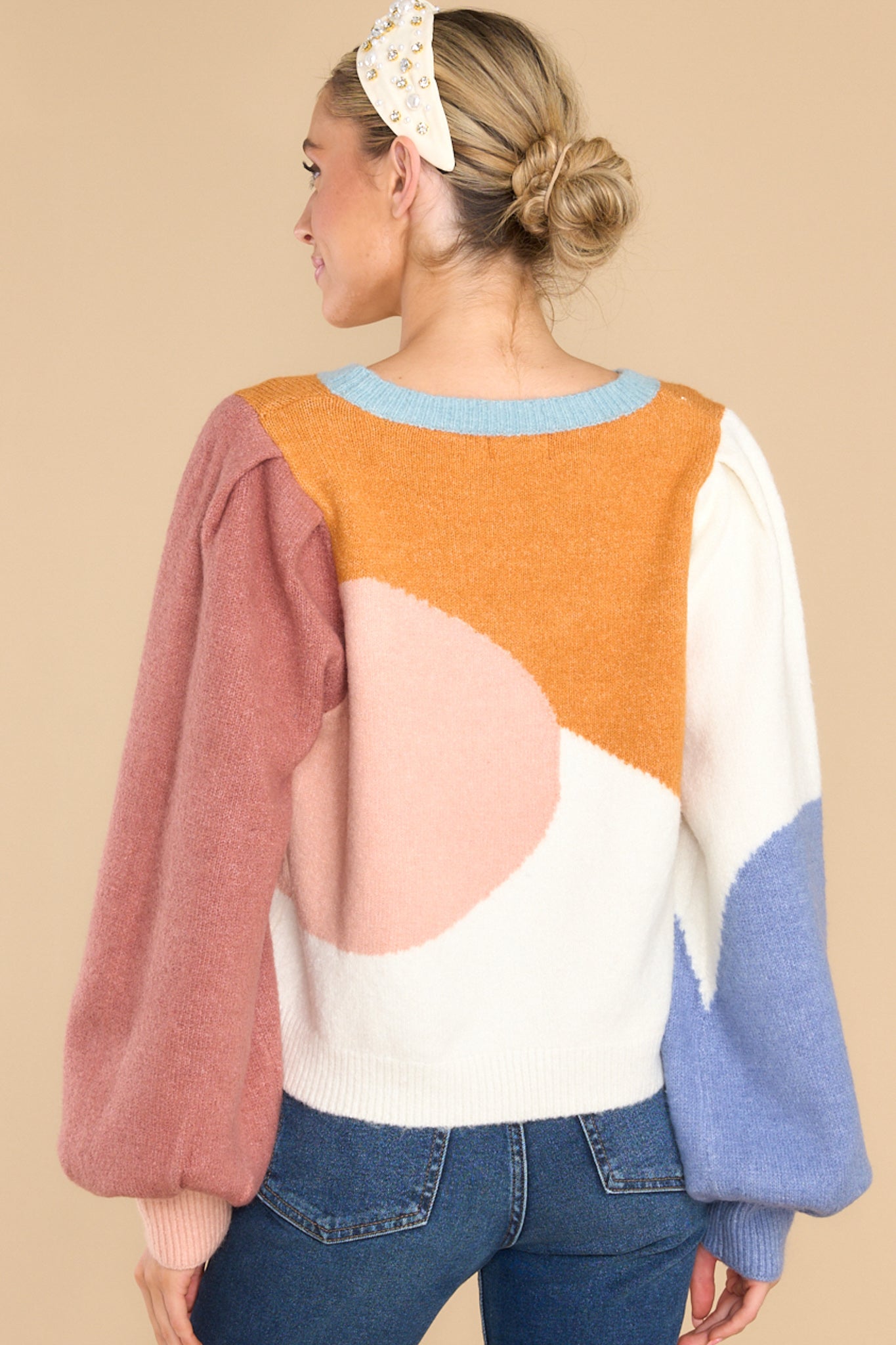 A Minute More Ivory Multi Sweater