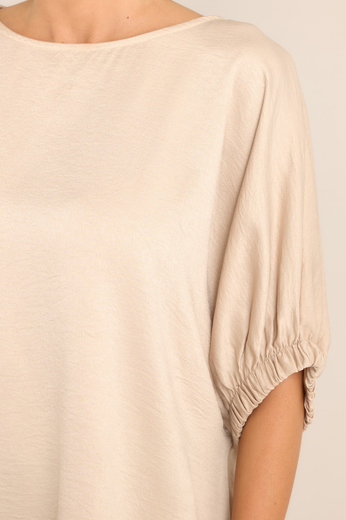 All About The Girl Champagne Top