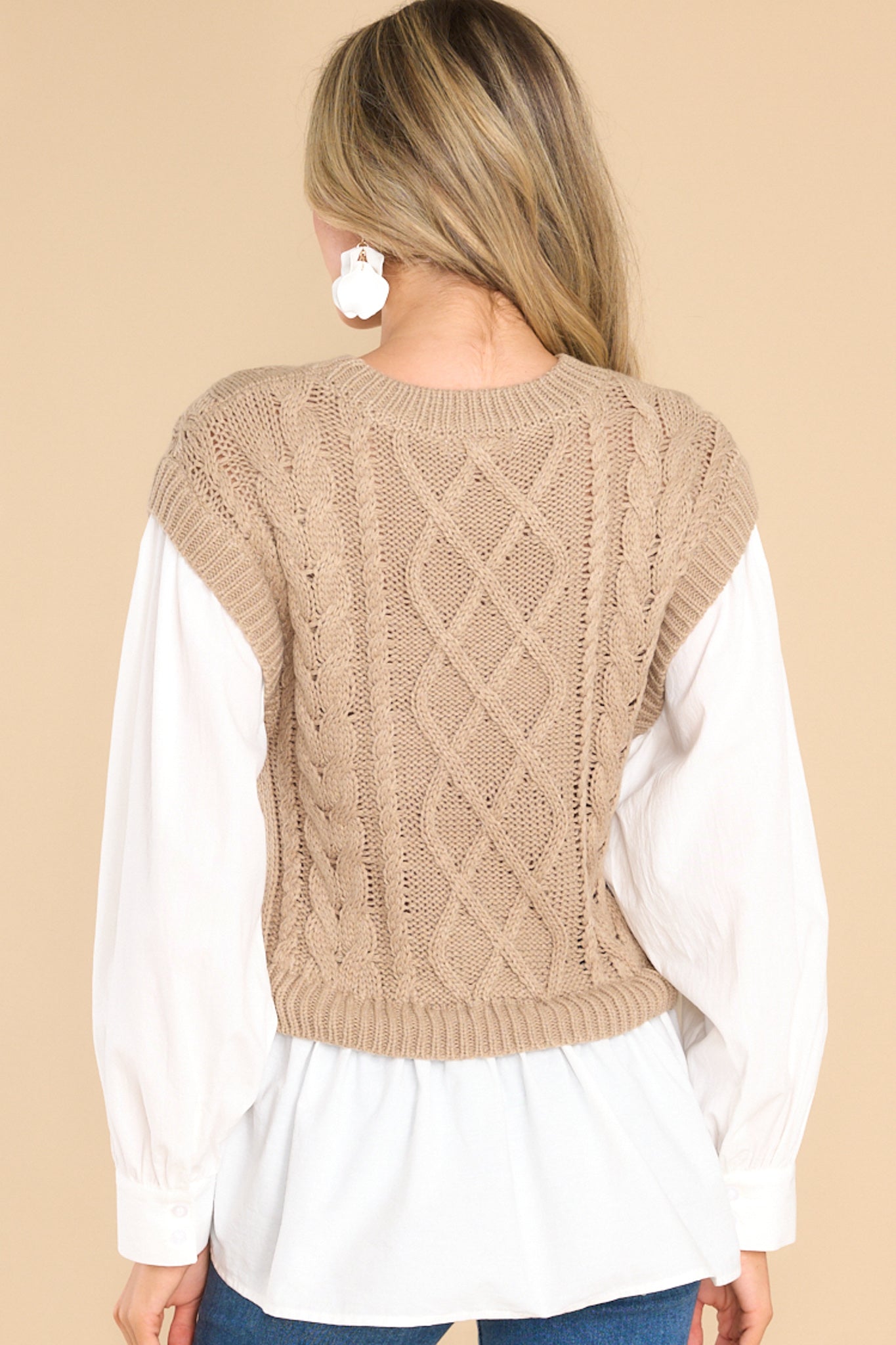 All That You Are Taupe Sweater