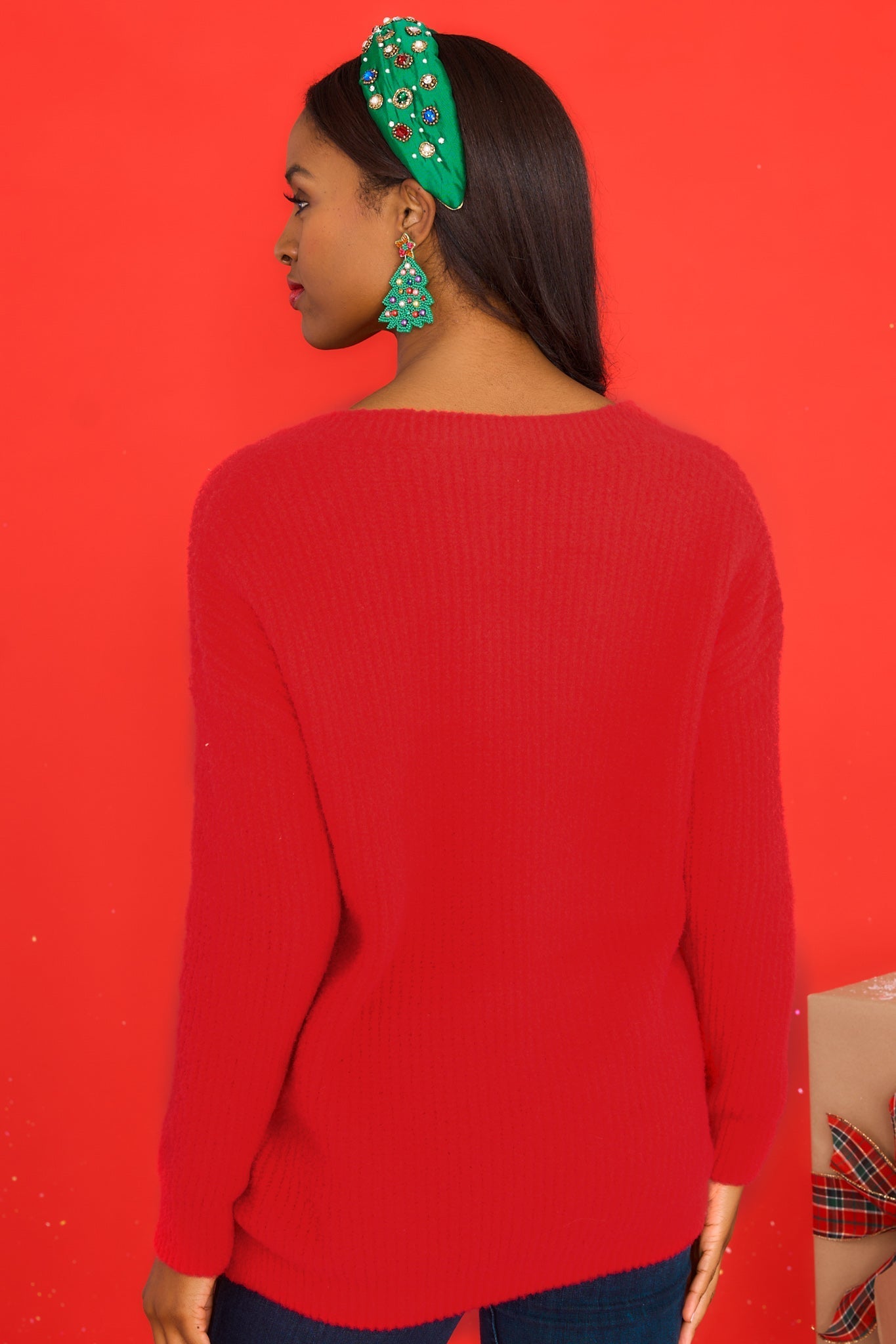 Any Day Now Red Sweater