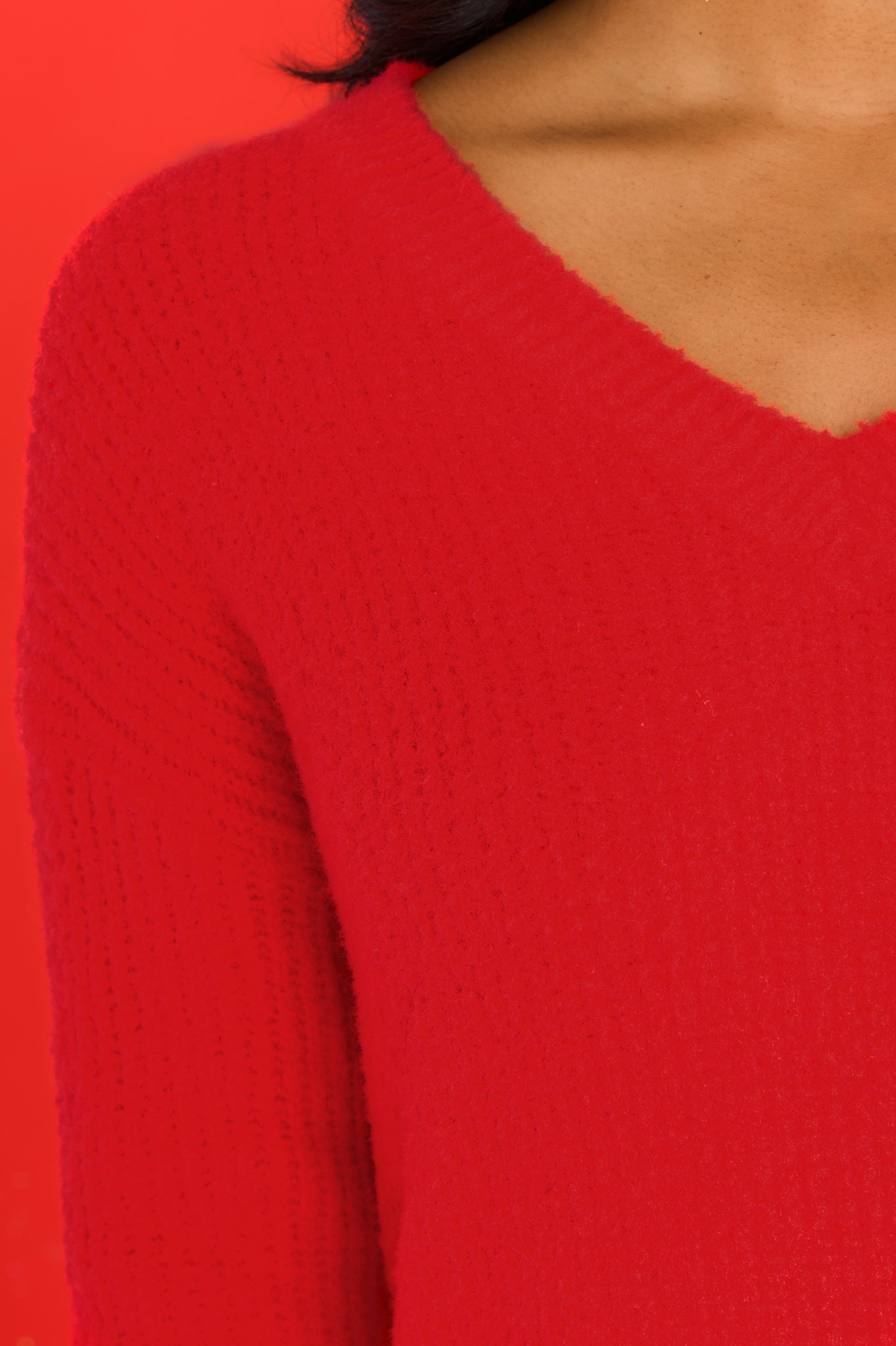 Any Day Now Red Sweater